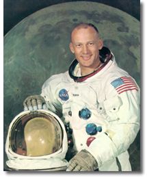 astronaut Edwin Buzz Aldrin