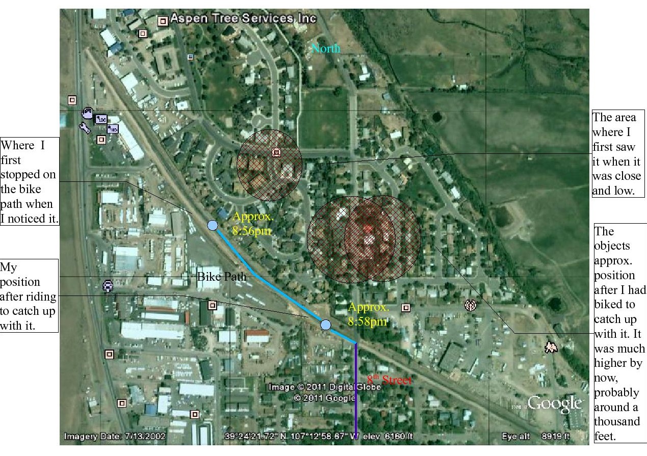UFO Map Colorado