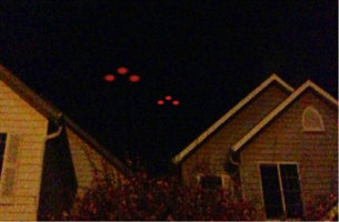 UFO over home