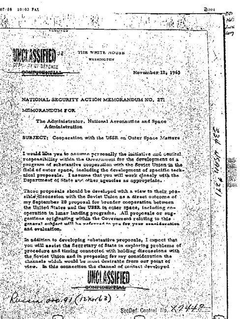 JFK UFO Memo