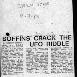 Rendlesham Forest UFO Newspaper